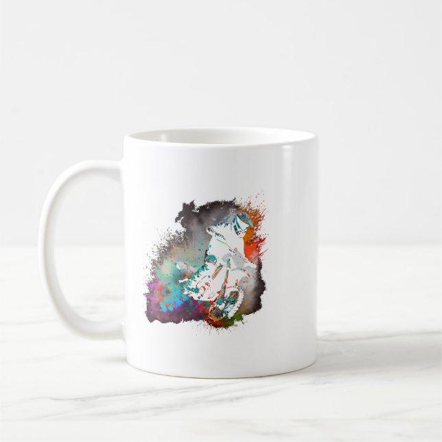 Motocross 22 kaffemugg (Vänster)
