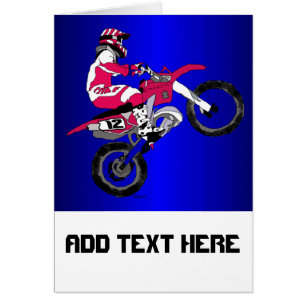 Motocross 302 hälsningskort