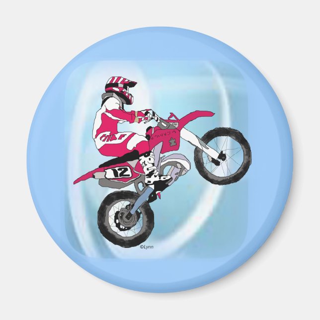 Motocross 305 magnet (Framsidan)