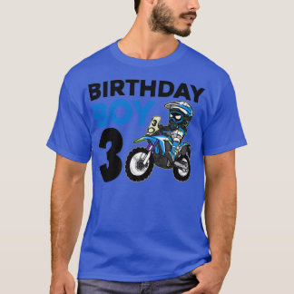 Motocross 3rd Gift 3-årig Dirt Bike Birthday P T Shirt
