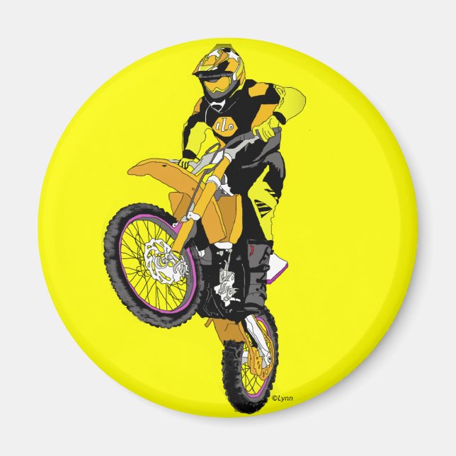 Motocross 400 magnet (Framsidan)