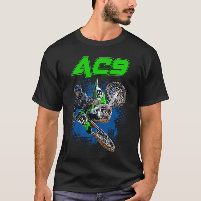 Motocross AC9 Cianciarulo 9 Adam T Shirt (Framsida)