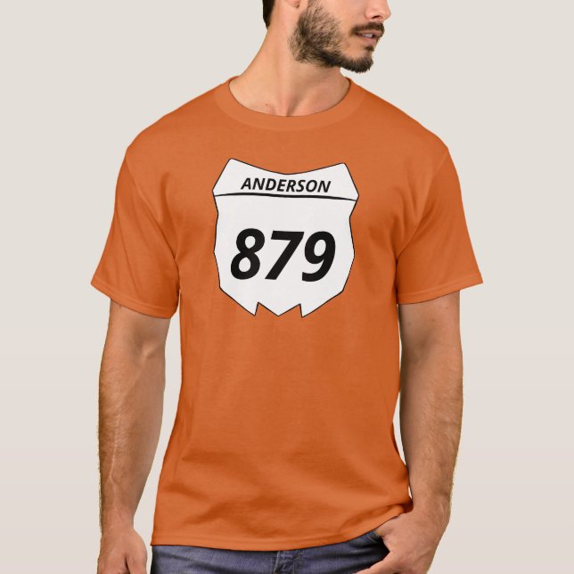 Motocross Anpassningsbar Dirt Bike Number Plate me T Shirt (Framsida)