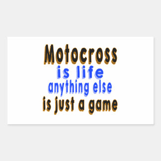 Motocross är allt annat än ett spel rektangulärt klistermärke