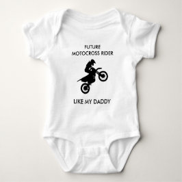 Motocross Baby Tröja, Dirt Bike Baby Present T Shirt