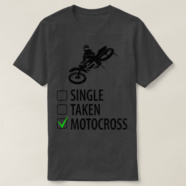 Motocross Biker Freestyle Stunt 3 T Shirt (Design framsida)