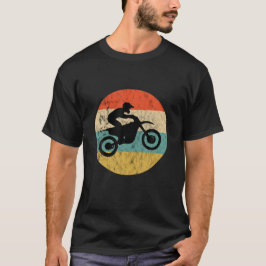 Motocross Biker Vintage Retro Sunset Enduro Superm T Shirt