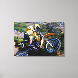 Motocross Canvas Wrap - Mark Barnett vid Saddlebac