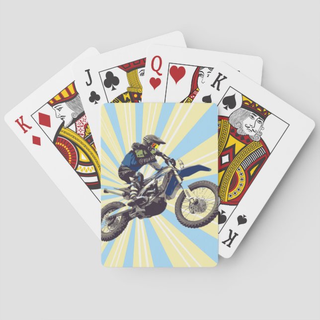 Motocross Casinokort (Baksidan)