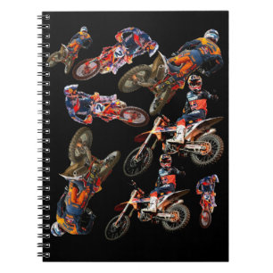 Motocross Cooper Webb Supercross-utskrift Anteckningsbok