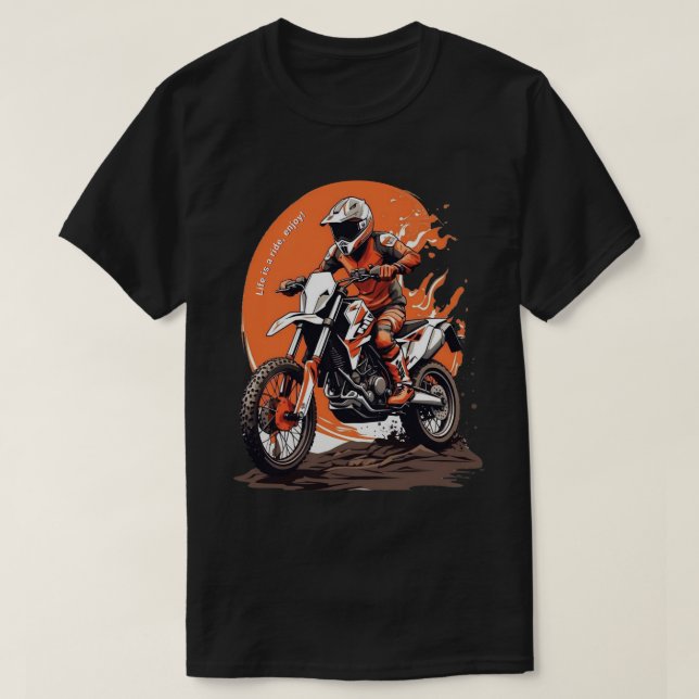 Motocross-design, smutschcykel T-shirt (Design framsida)
