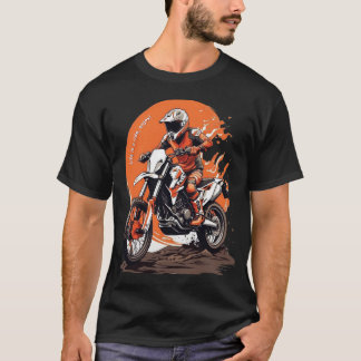 Motocross-design, smutschcykel T-shirt
