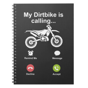 Motocross Dirt Bike Brap Off Road Dirtbike Riders Anteckningsbok