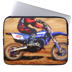 Motocross Dirt-Bike Champion Racer Laptop Fodral