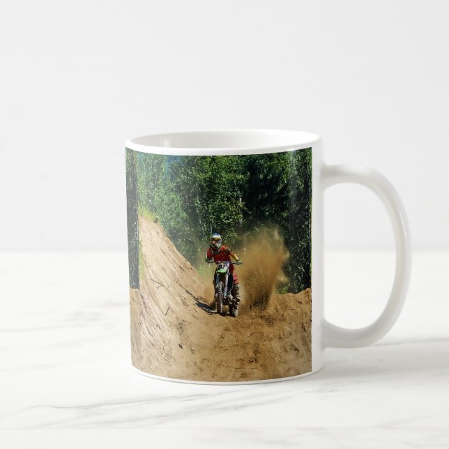 Motocross Dirt-Bike Champion Tävling Kaffemugg (Höger)