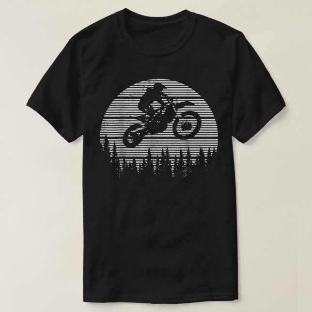 Motocross Dirt Bike Enduro Motorcle Biker Gift 1 T Shirt (Design framsida)