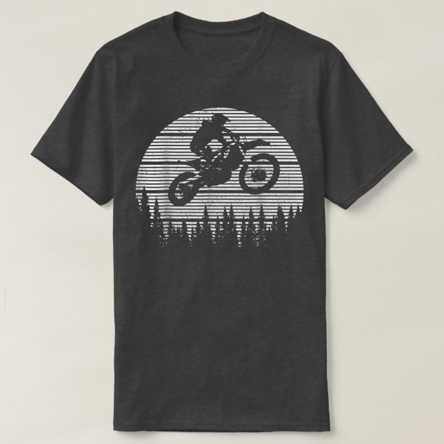 Motocross Dirt Bike Enduro Motorcle Biker Gift 1 T Shirt (Design framsida)