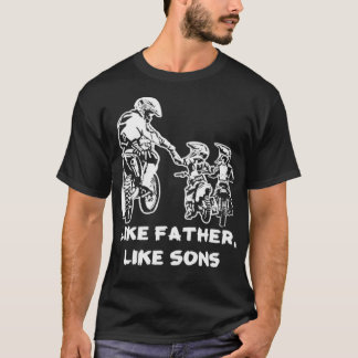 Motocross Dirt Bike-gåva som Far som Son-gåva T Shirt