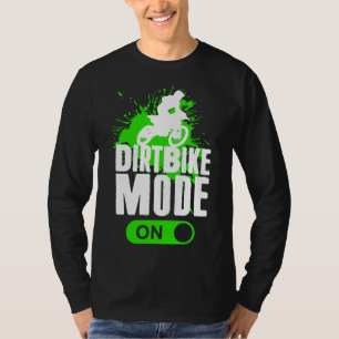 Motocross Dirt Bike Mode on Youth Tävla T Shirt
