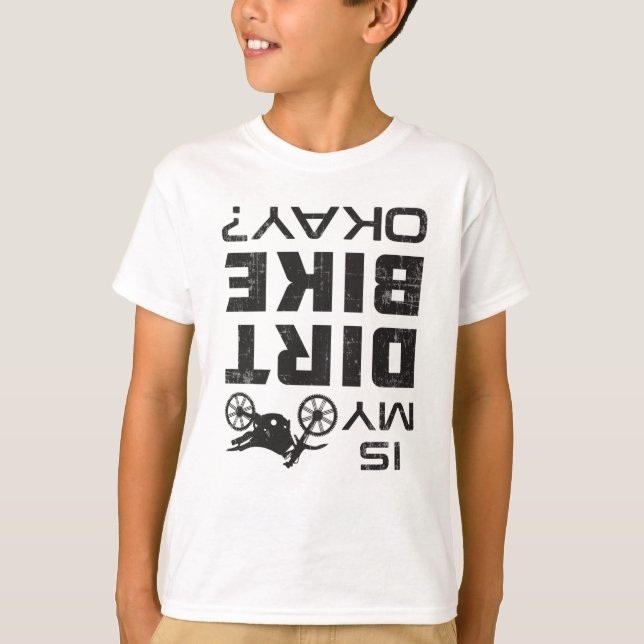 Motocross Dirt Bike Motorcycle Funny Gift Idea T Shirt (Framsida)