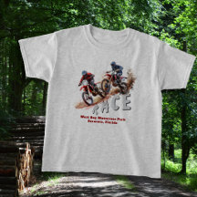 Motocross Dirt Bike Racing Pojkar anpassad