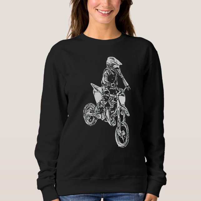 Motocross Dirt Bike T Shirt (Framsida)