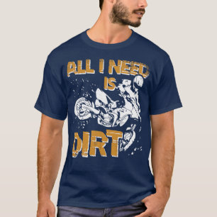 Motocross Dirt Bike Tävla Enduro Tävling Gift T Shirt
