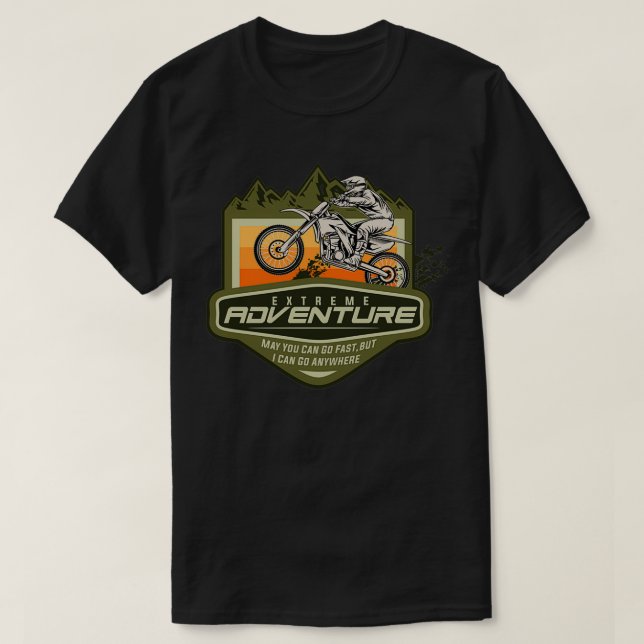 Motocross-dirt-cykel (2) t shirt (Design framsida)