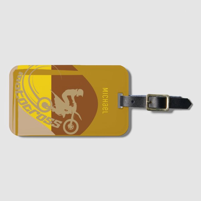 Motocross dirtcycle moto-x mx bagagebricka (Framsida horisontal)