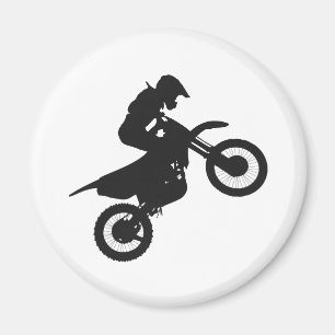 Motocross-drivrutin - Välj bakgrund färg Magnet