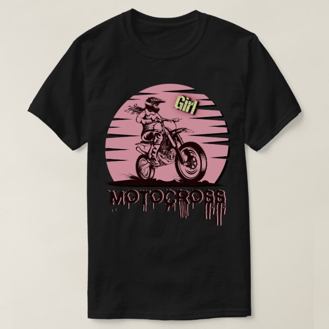 Motocross Enduro Motorcycle MX Freestyle Clothing T Shirt (Design framsida)