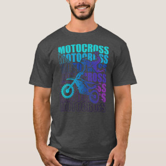 Motocross Enduro Motorcykel Freestyle Extreme Spor T Shirt