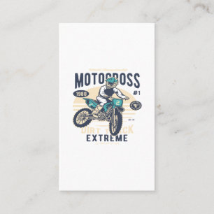 Motocross Extreme Dirt Track Visitkort