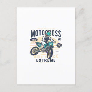 Motocross Extreme Dirt Track Vykort