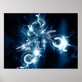 Motocross extremidrott poster