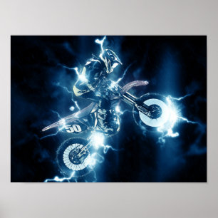 Motocross extremidrott poster
