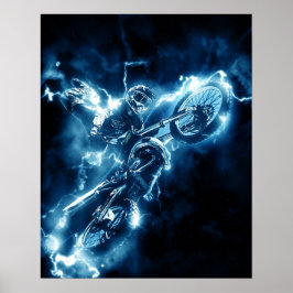 Motocross extremidrott poster