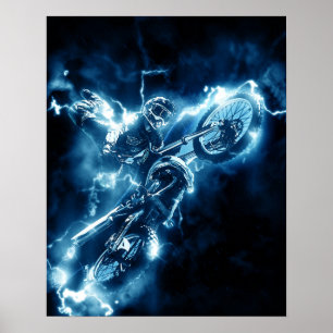 Motocross extremidrott poster