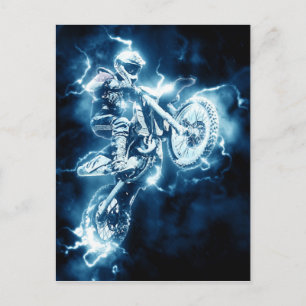 Motocross extremidrott vykort