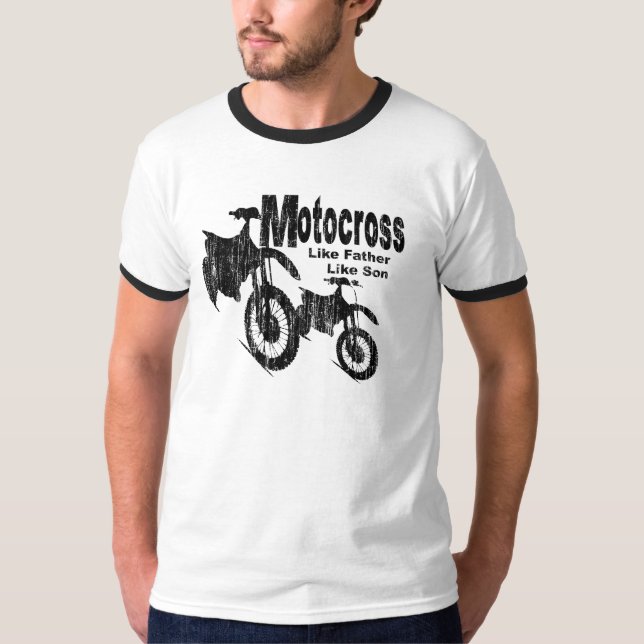 Motocross Far/Son Tee Shirt (Framsida)