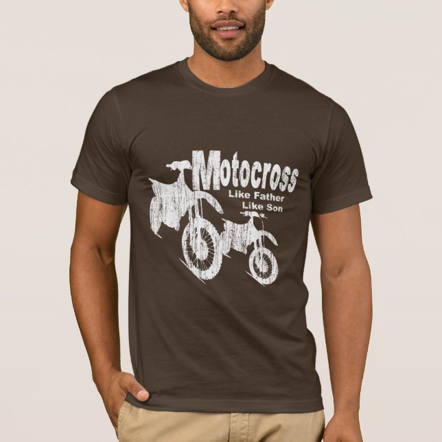 Motocross Far/Son Tee Shirt (Framsida)