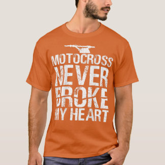 Motocross Fattiga aldrig mitt hjärta Dirt Bike Mot T Shirt