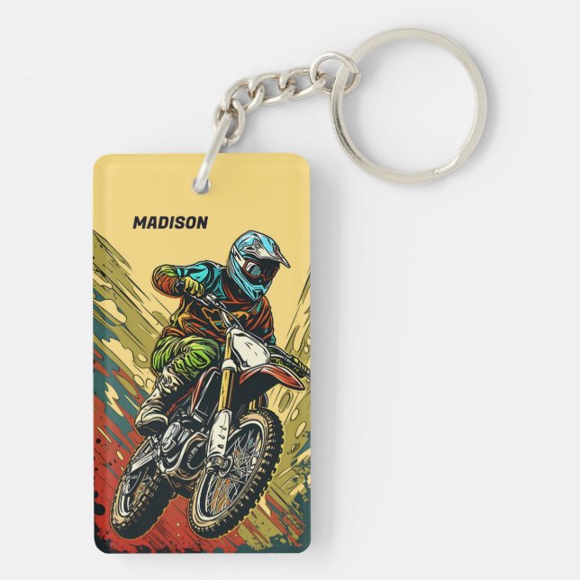 Motocross för anpassat namn (Baksidan)