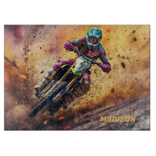 Motocross för anpassat namn