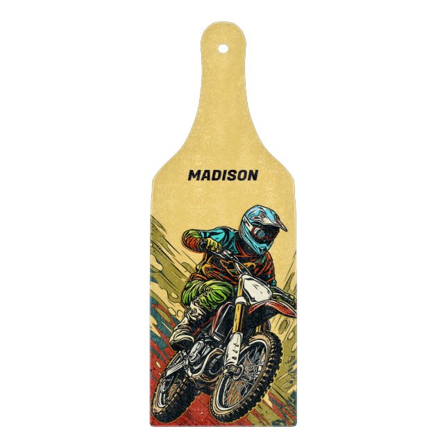 Motocross för anpassat namn (Framsidan)