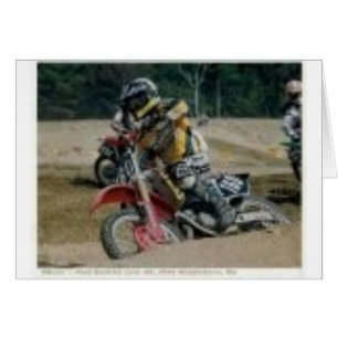 Motocross Hälsningskort
