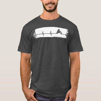 Motocross Heartbeat Enduro Bike Motorrad T Shirt