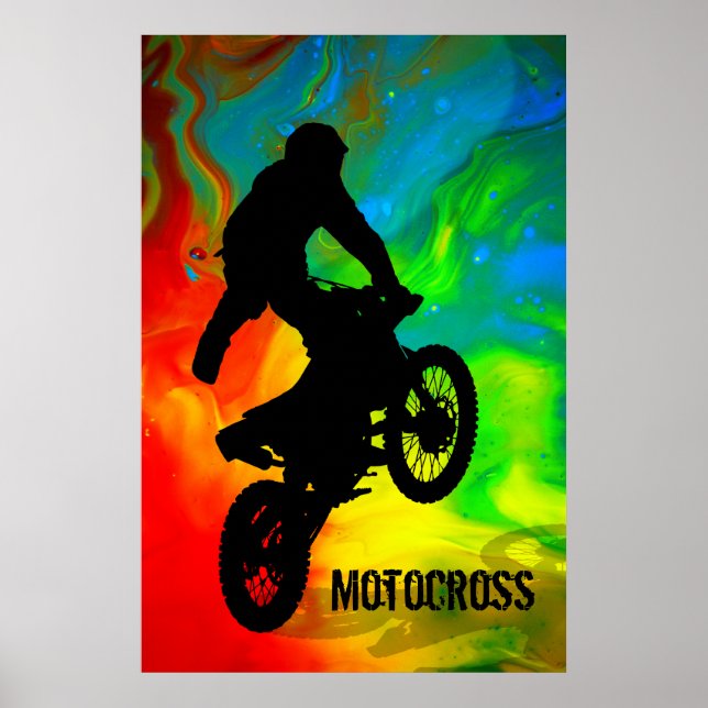 Motocross in Solar meltdown Poster (Framsidan)