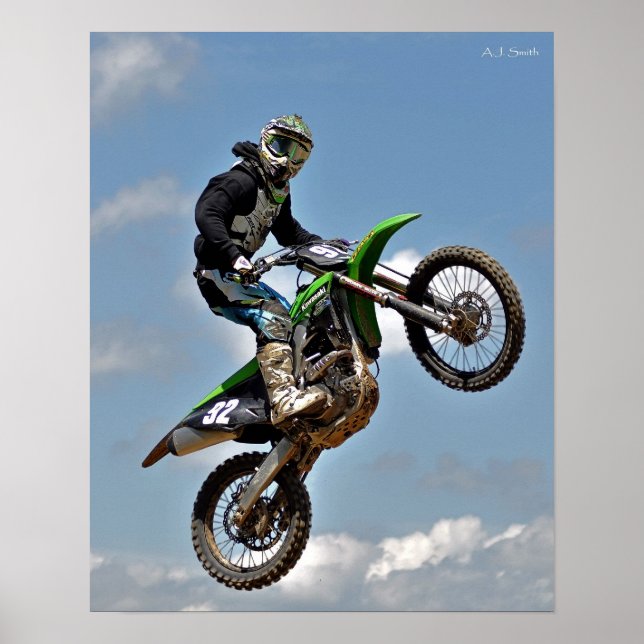 Motocross Jump Poster (Framsidan)