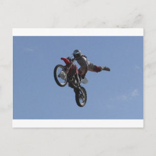 Motocross Jump Vykort